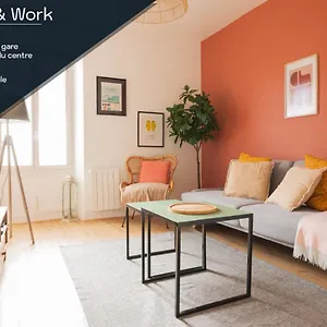 Chill And Work / Gare Tgv / Beau T2 Renove Appartement